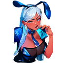 Blue Bunny Girl