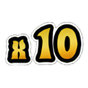 Multiplier X10 Symbol