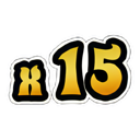 Multiplier X15 Symbol