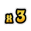 Multiplier X3 Symbol