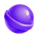 Purple Candy Ball