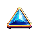 Blue Triangle Crystal