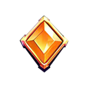 Orange Diamond Crystal