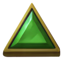 Green Triangle Gem